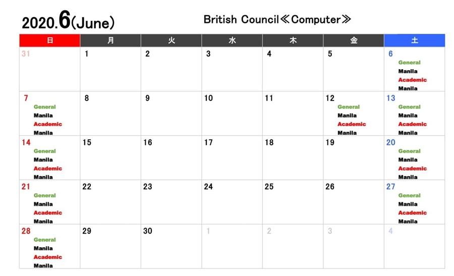 lich-thi-ielts-philippines-2020-BC-thang-6