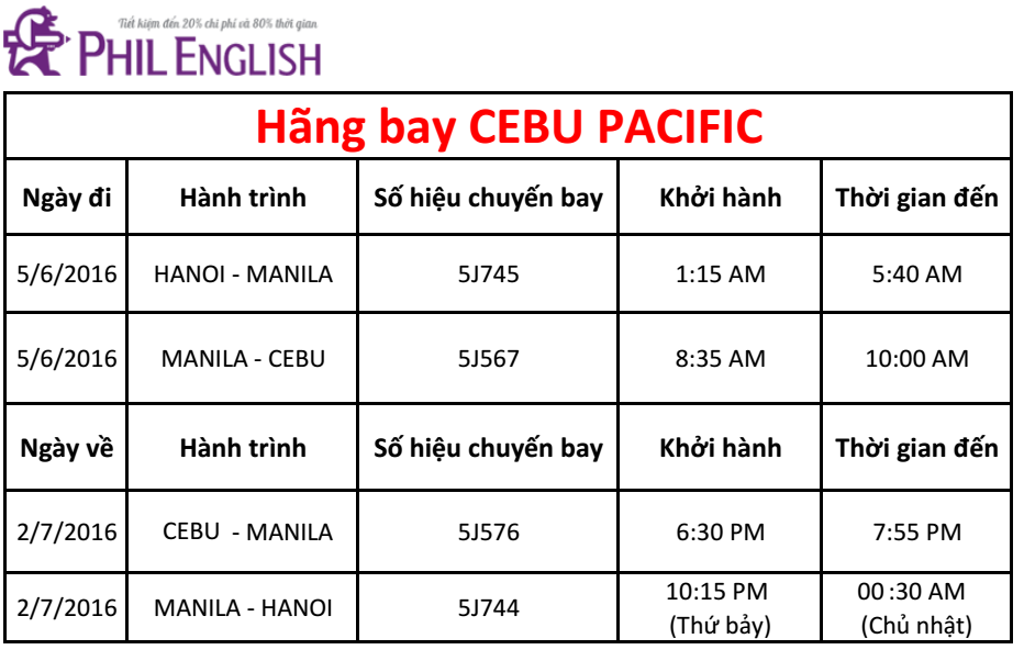 LICH TRINH BAY HANOI CEBU (1)