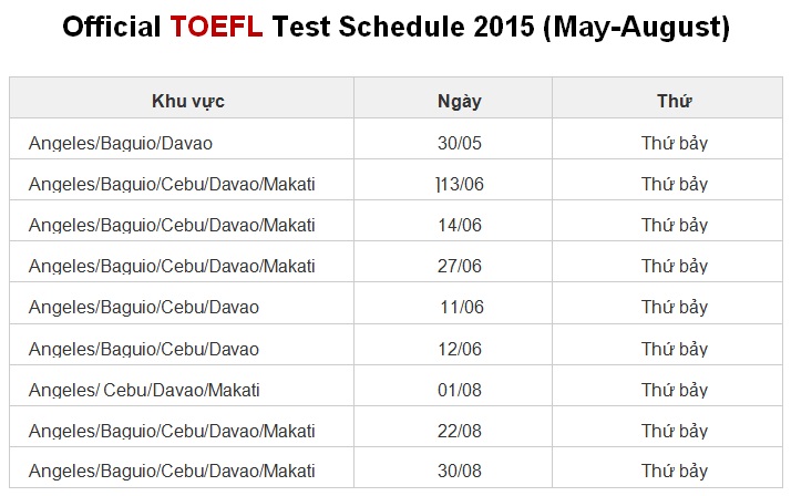 toefl